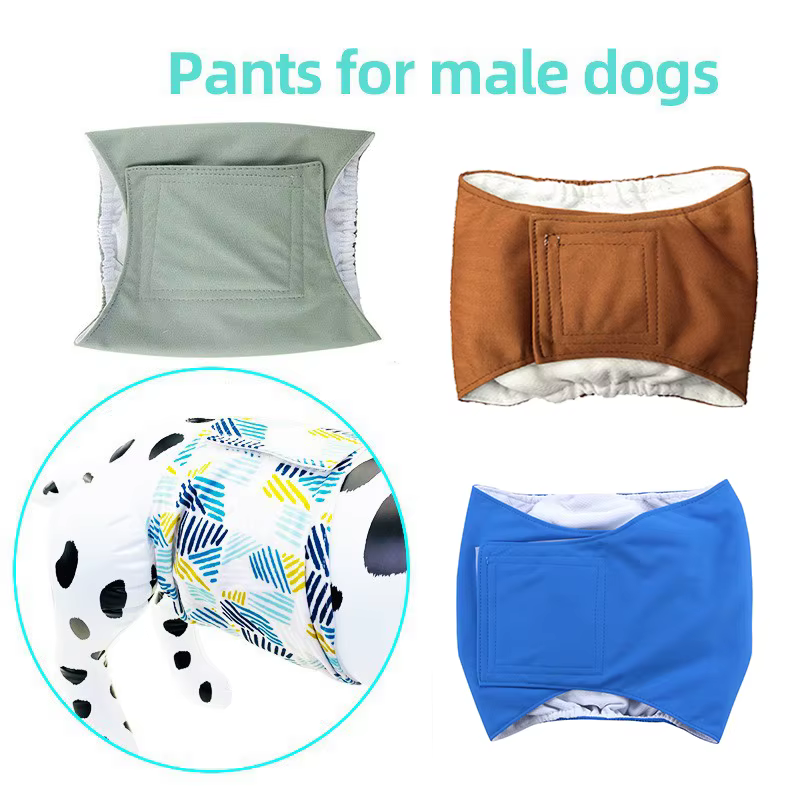 Pañales para perros machos Magic Tape – Parche único fibra superfina - imagen 5