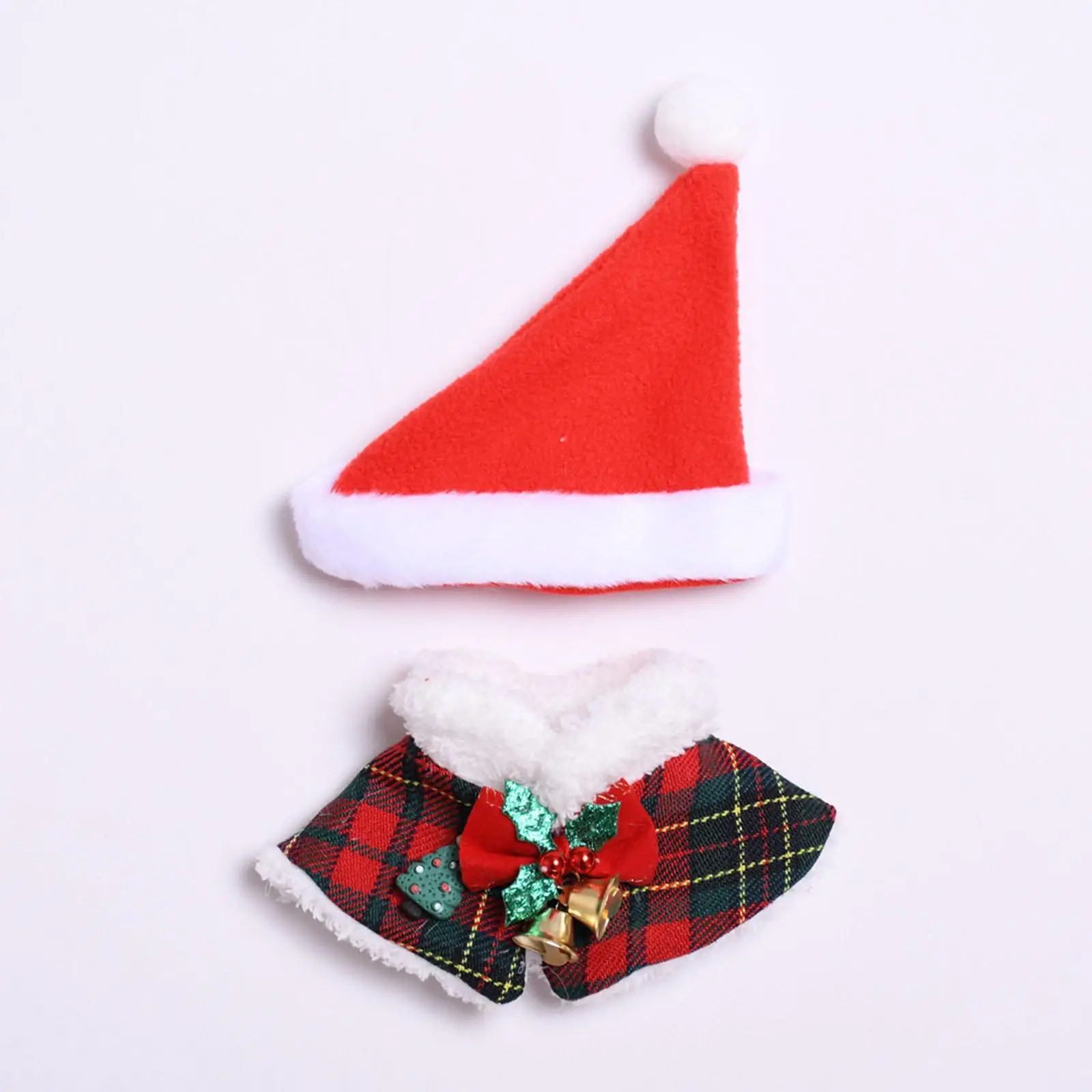 6.69in Doll Clothes Doll Clothing Christmas Dress up Handmade Doll Accessories Doll Cloak for Little Girls Birthday Gift Kids