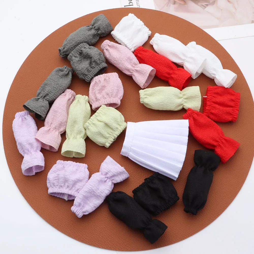 Ropa para muñecas BJD: blusas, camiseta y falda plisada a cuadros - imagen 4