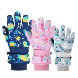 Guantes de nieve infantiles con aislamiento térmico e impermeable
