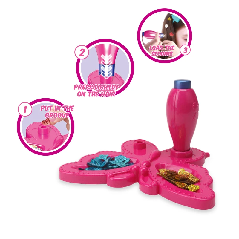 Kit de joyas para el pelo con pedrería – Peinado infantil - imagen 5