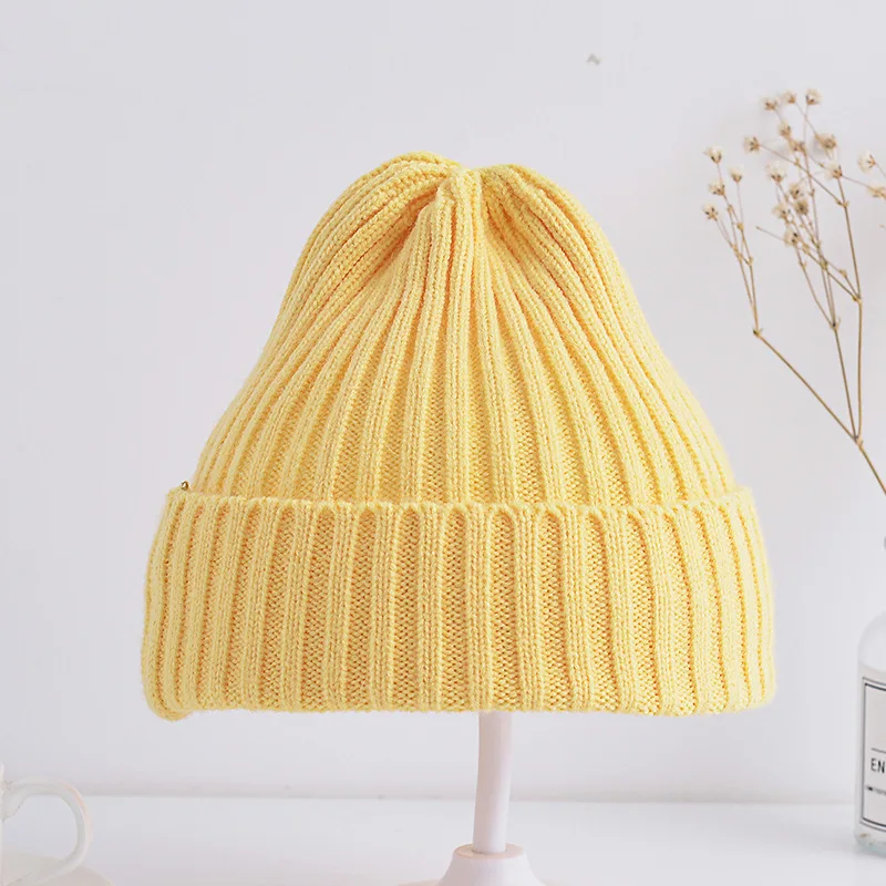 Gorro de punto caramelo para niño de otoño e invierno - imagen 3