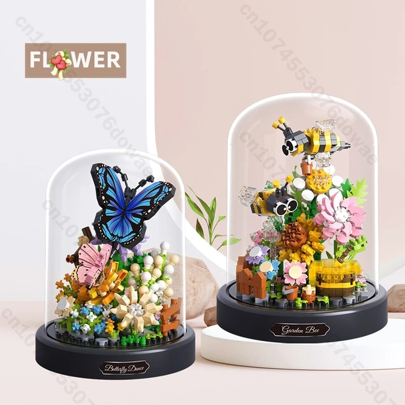 Bloques de construcción de insectos y flores con funda protectora - imagen 2