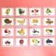 16pcs fruit A