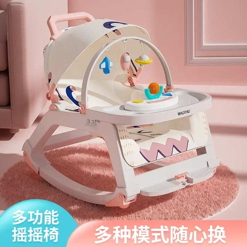 Mecedora ergonómica para bebé con acolchado suave y descanso seguro - imagen 5