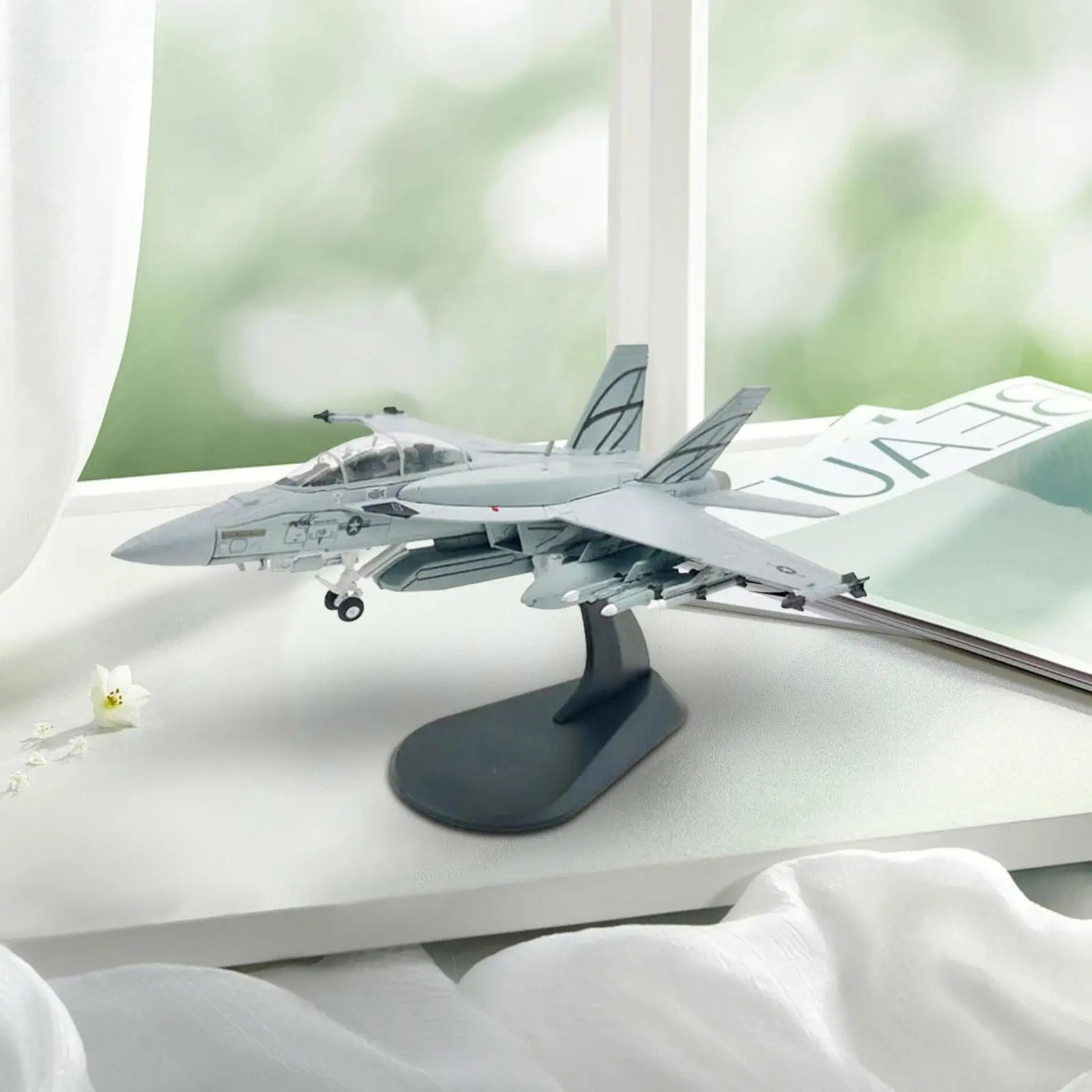 1/100 Scale F/A-18 Plane Alloy Fighter Collections Adults Gifts Display Stand