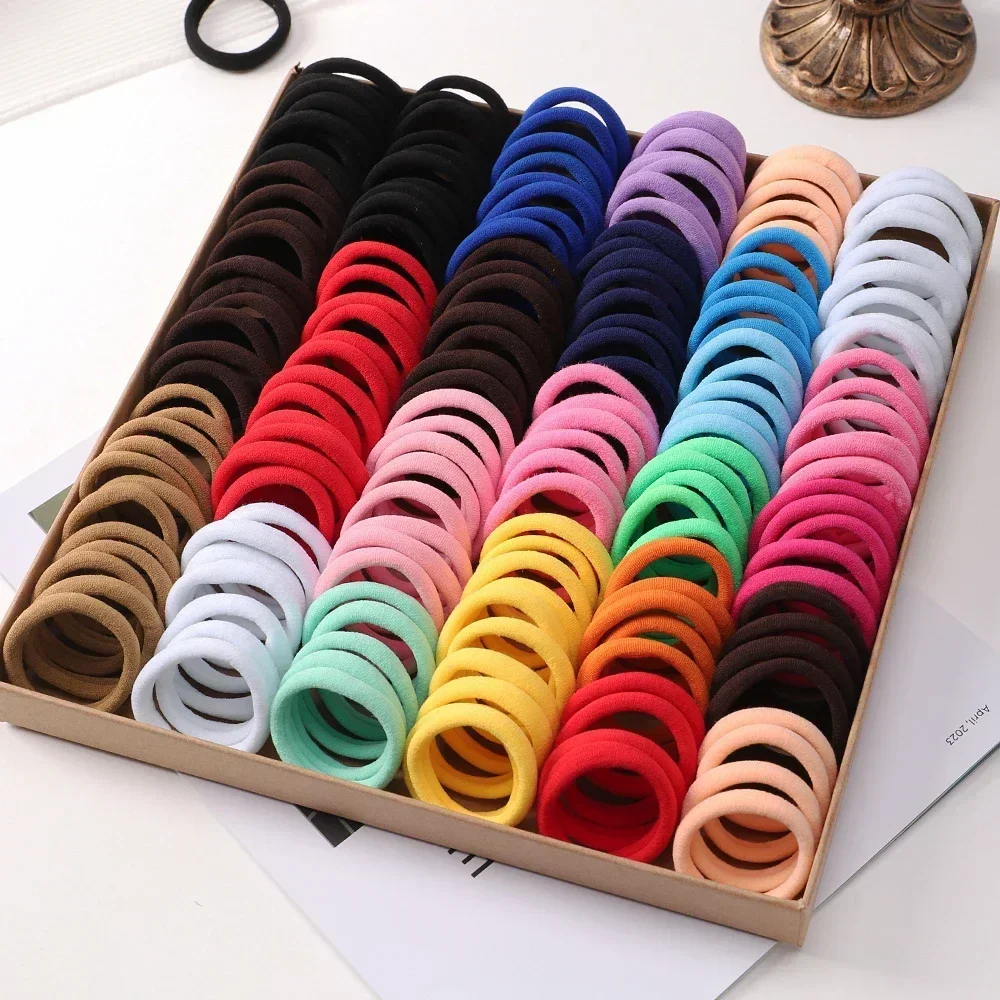 Coleteros elásticos nailon suaves para pelo infantil – Resistentes