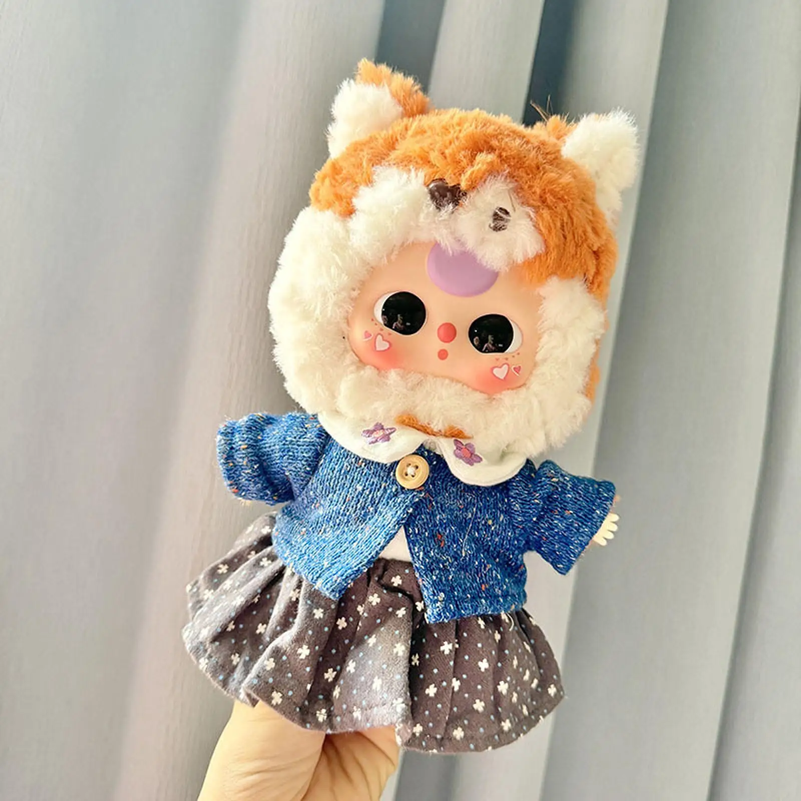 Cute Doll Clothes Suit for Little Girls Doll Dress Outifits for 7.87'' Dolls