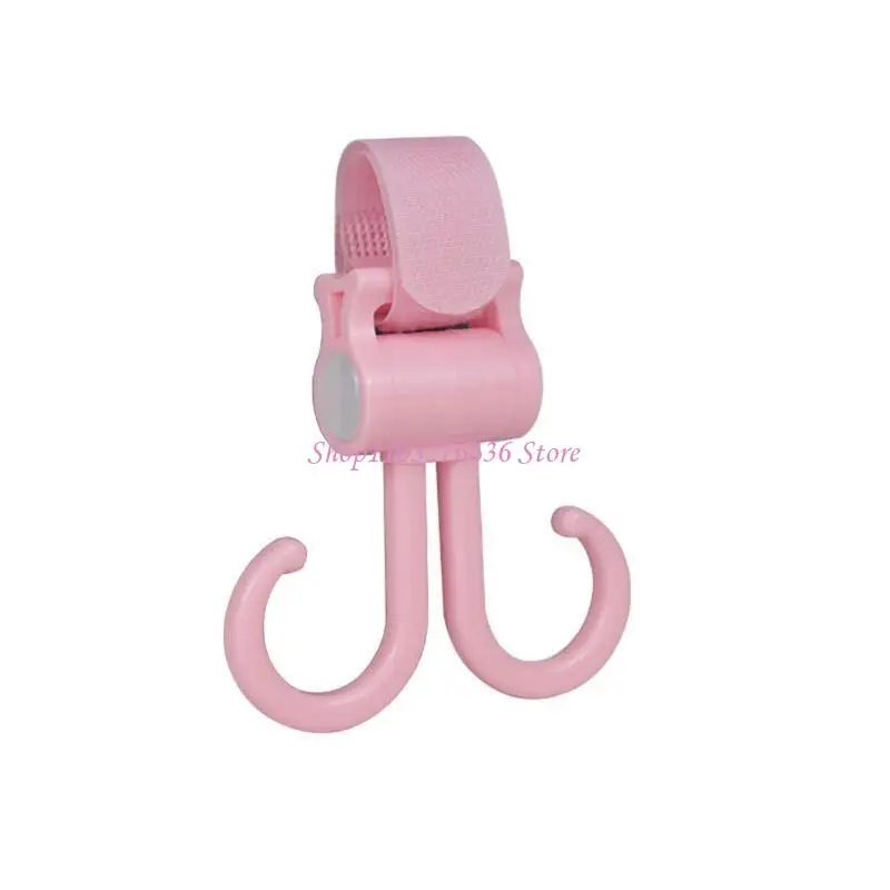 R6FD Double Scheding Hook ganchos autos Autom Tack Hooks for Hangings Bag Plastic - imagen 3