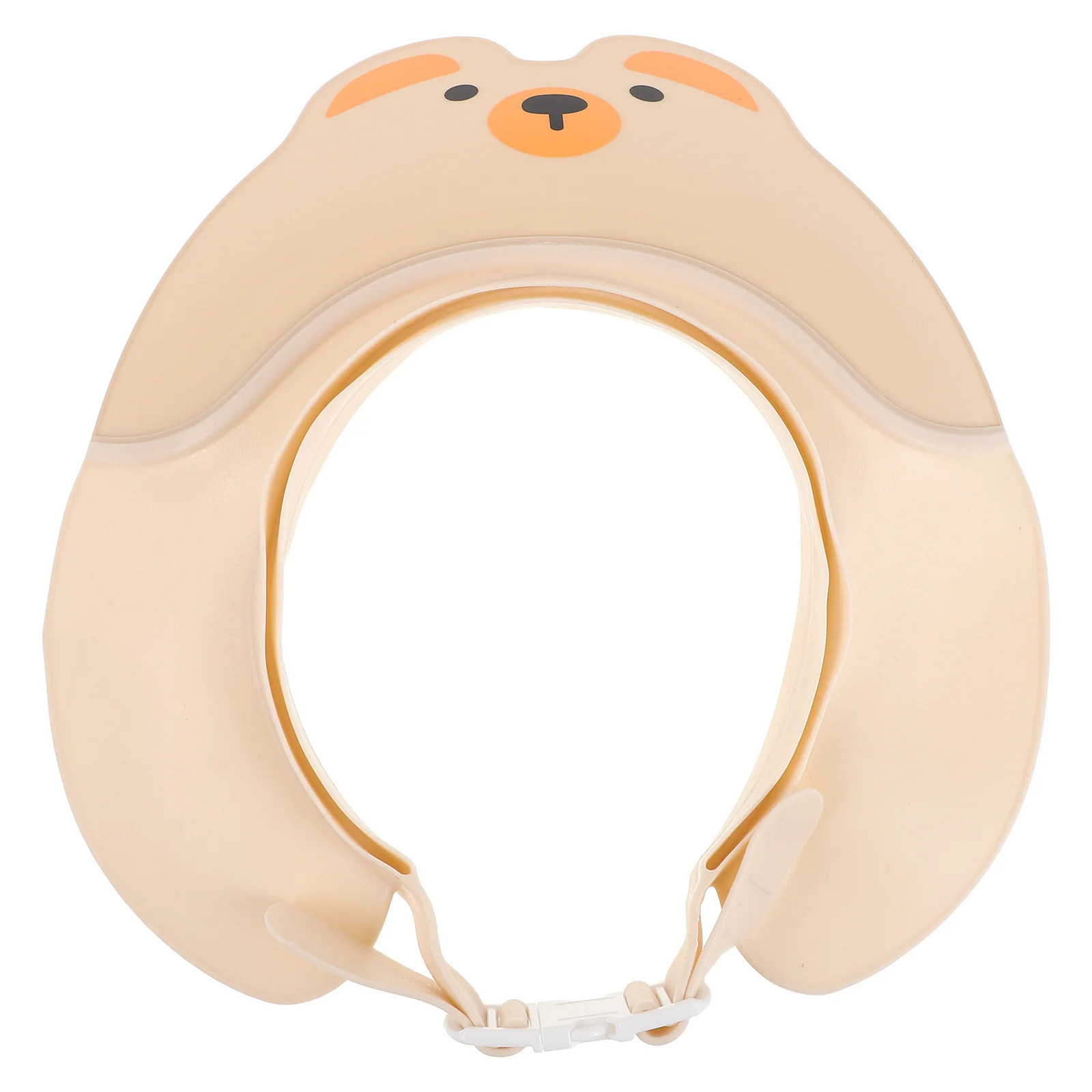 Gorro de ducha impermeable ajustable para bebé, bonito diseño de dibujos animados, protector para lavado de cabello, sombrero, visera de baño para niños pequeños, protección para los oídos - imagen 3