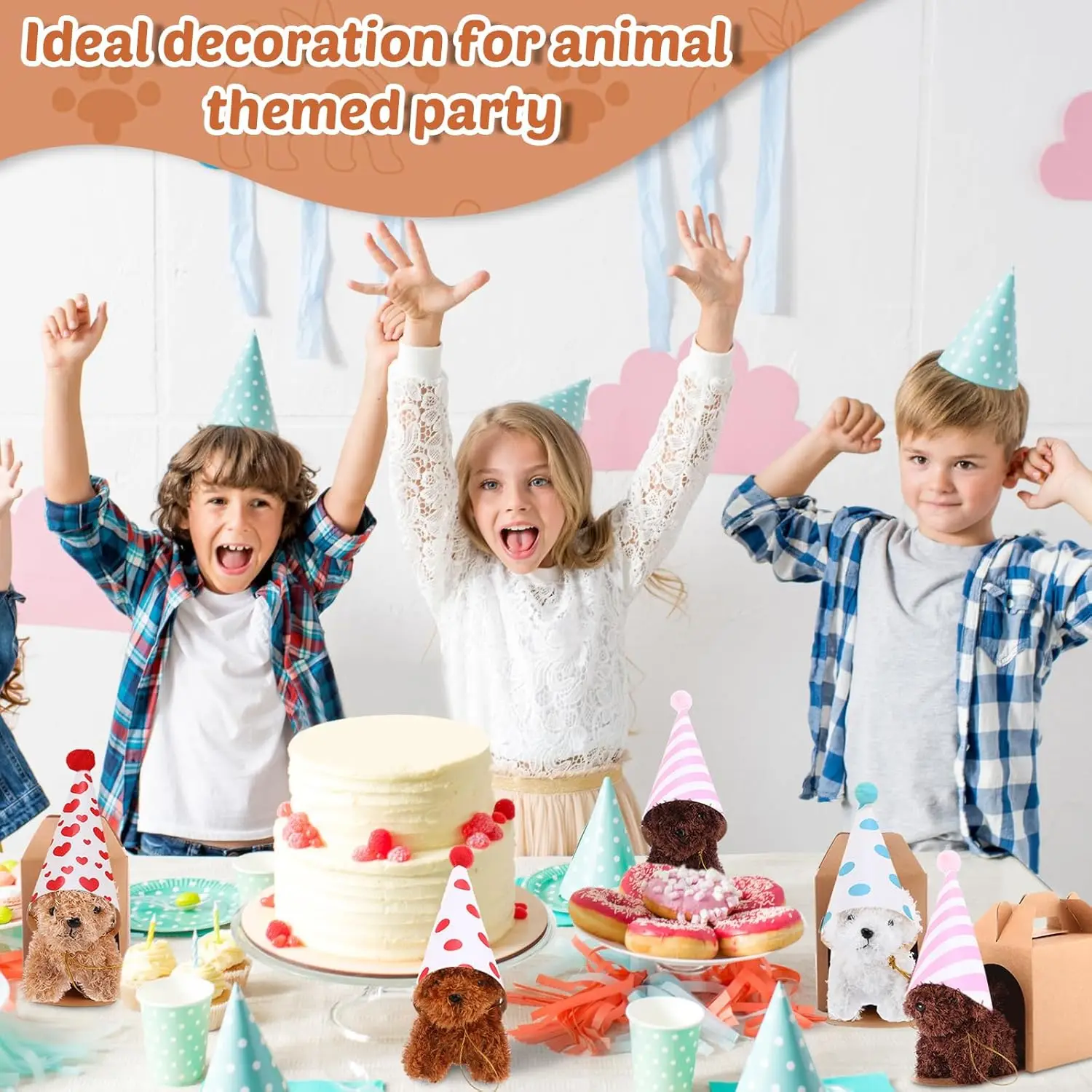 Peluches de perro para niños – Juguete regalo fiesta temática - imagen 2