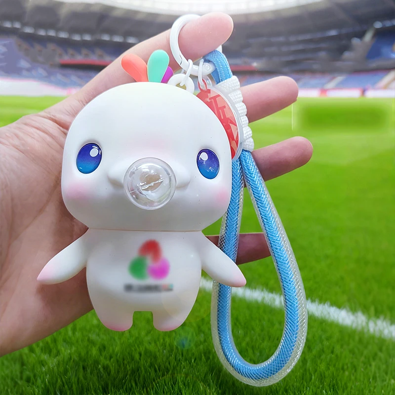 Da Wanji-Llavero de pollo, adorno para carrito, colgante para aliviar el estrés, colgante Oriental de buena suerte, decoración para colgar muñecas - imagen 3