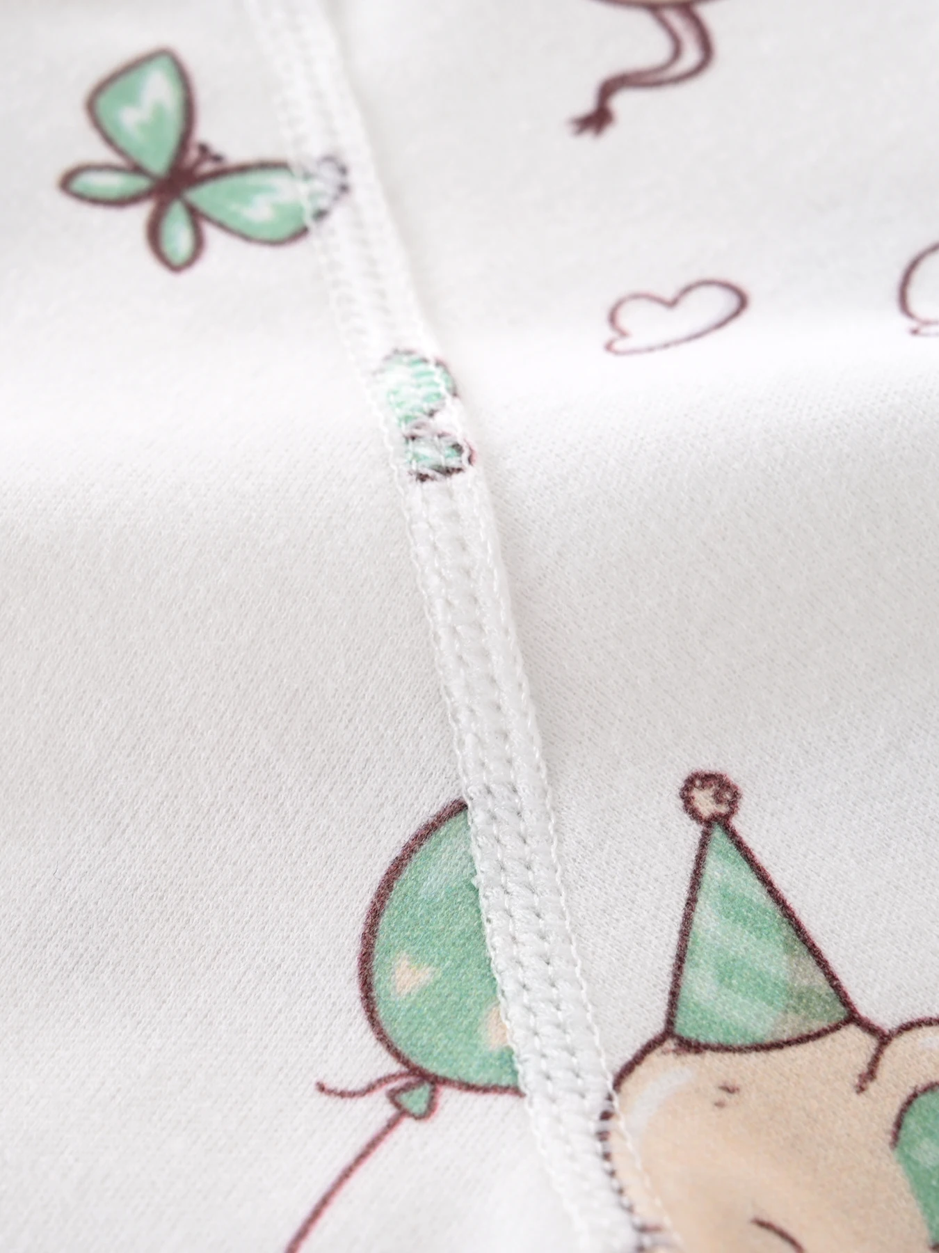 Somenie-mono para recién nacido, pelele de manga larga de algodón puro para bebé, mono fino con estampado de moda infantil para las estaciones de 0-1-3-6M - imagen 4