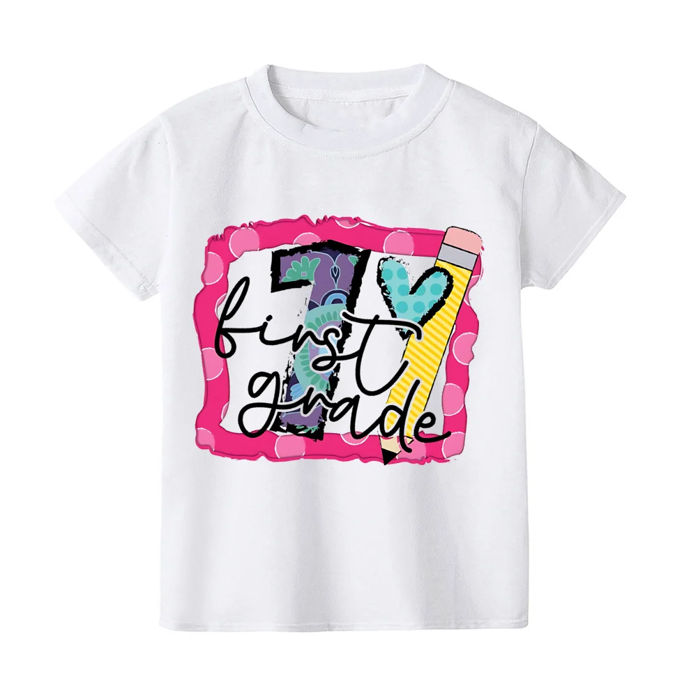 Camisa de primer/segundo grado para niñas, camisa de primer/segundo grado, camisas de primer/segundo grado, camiseta de regreso a la escuela, Linda camiseta escolar, regalo para niños - imagen 4