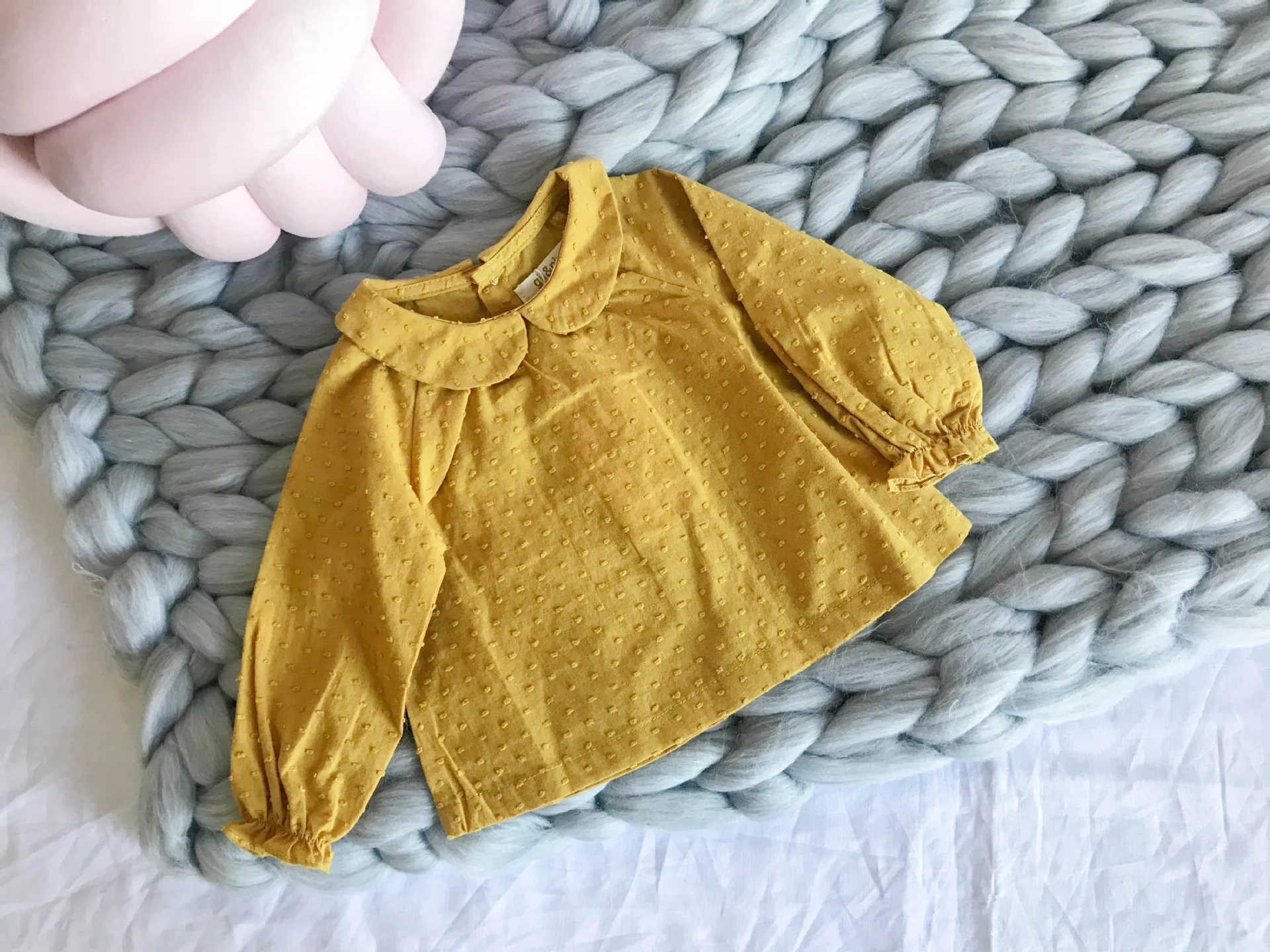 Blusa bebé niña manga larga algodón – estilo casual primavera - imagen 5