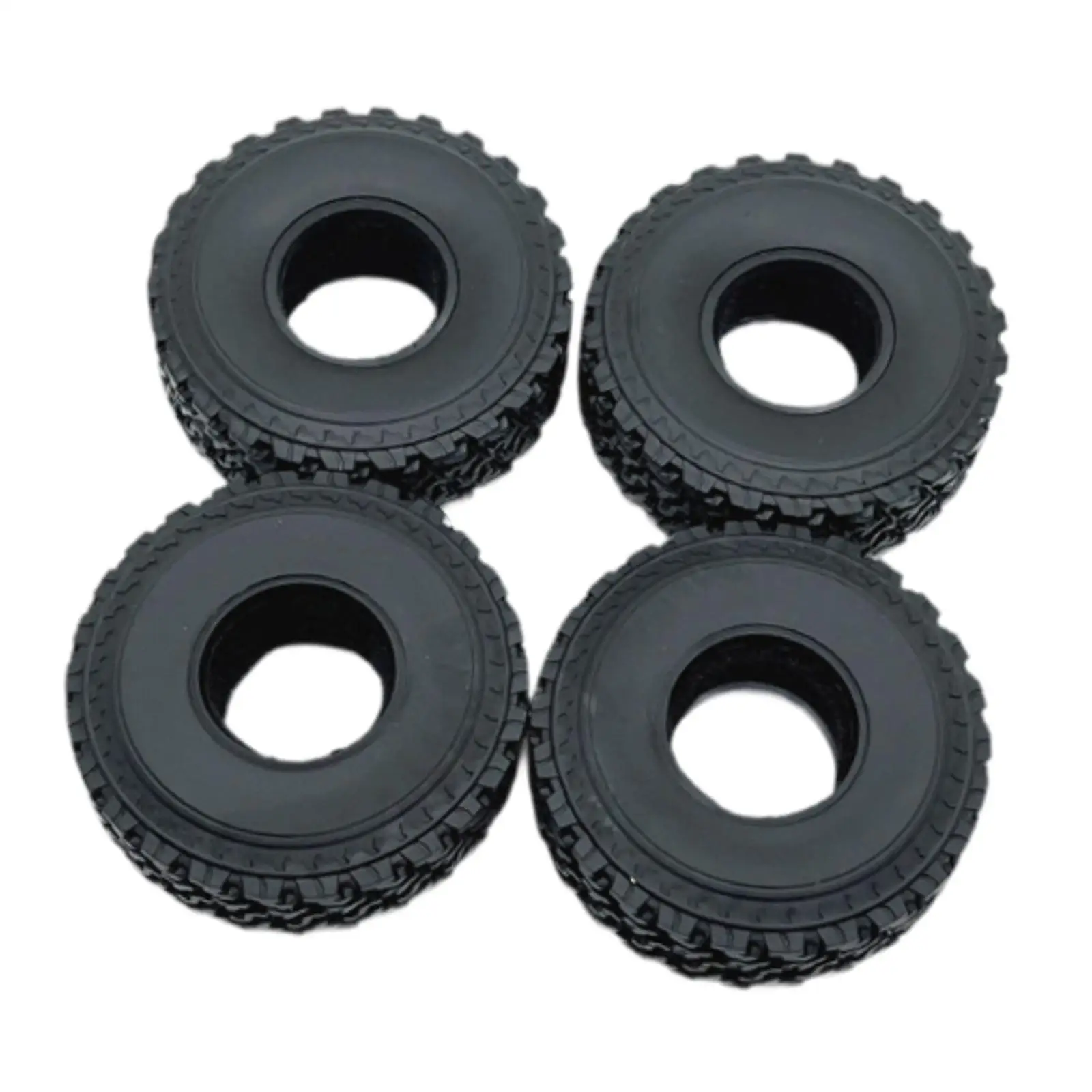 4 Pieces RC Tires Outer Diameter 2.8 inch/71mm for 1/16 Car Lightweight with Foam Inserts Wheel Tires Accessories Spare Parts