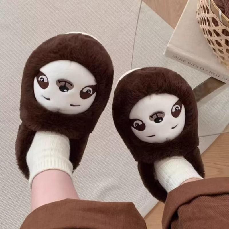 Zapatillas de casa antideslizantes en felpa cálidas unisex - imagen 5