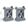 2pcs gray piers