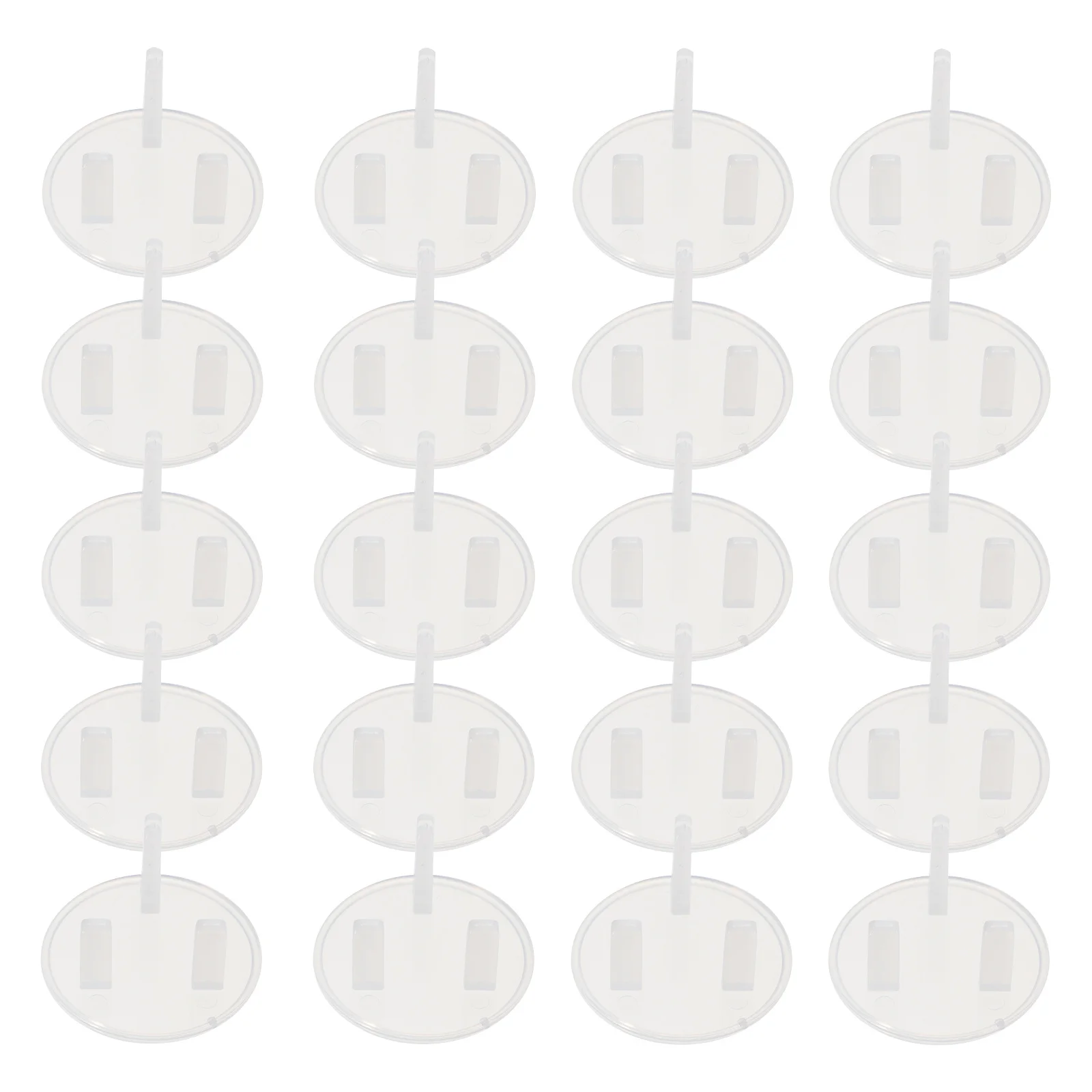 20 piezas cubiertas de salida a prueba de bebés, protectores de enchufe de toma de corriente de seguridad para niños, cubiertas de salida, tapa protectora de enchufe - imagen 5