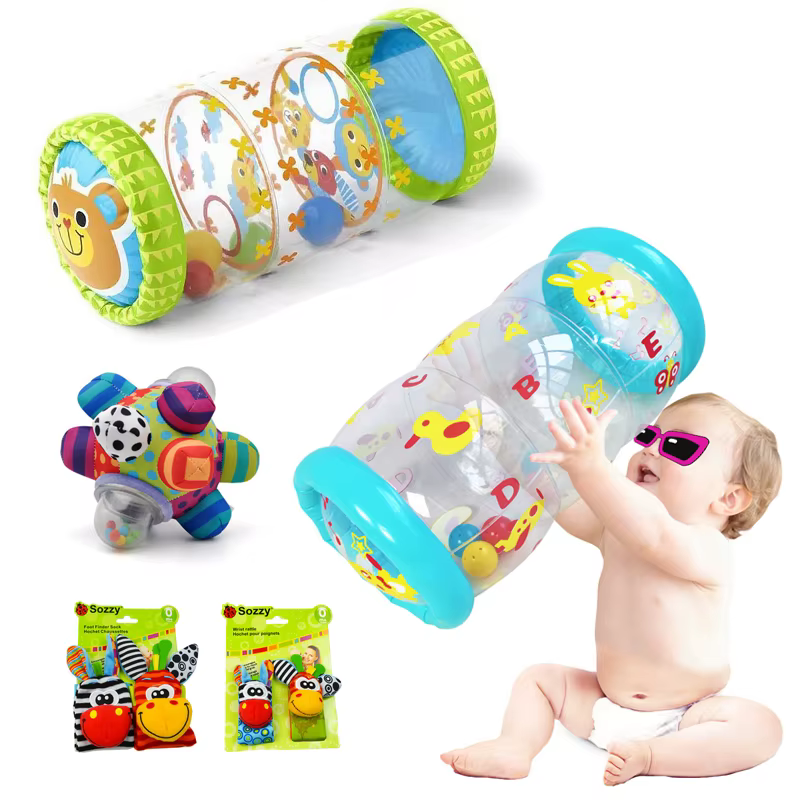 Colchoneta de juego inflable para bebés - Desarrollo sensorial