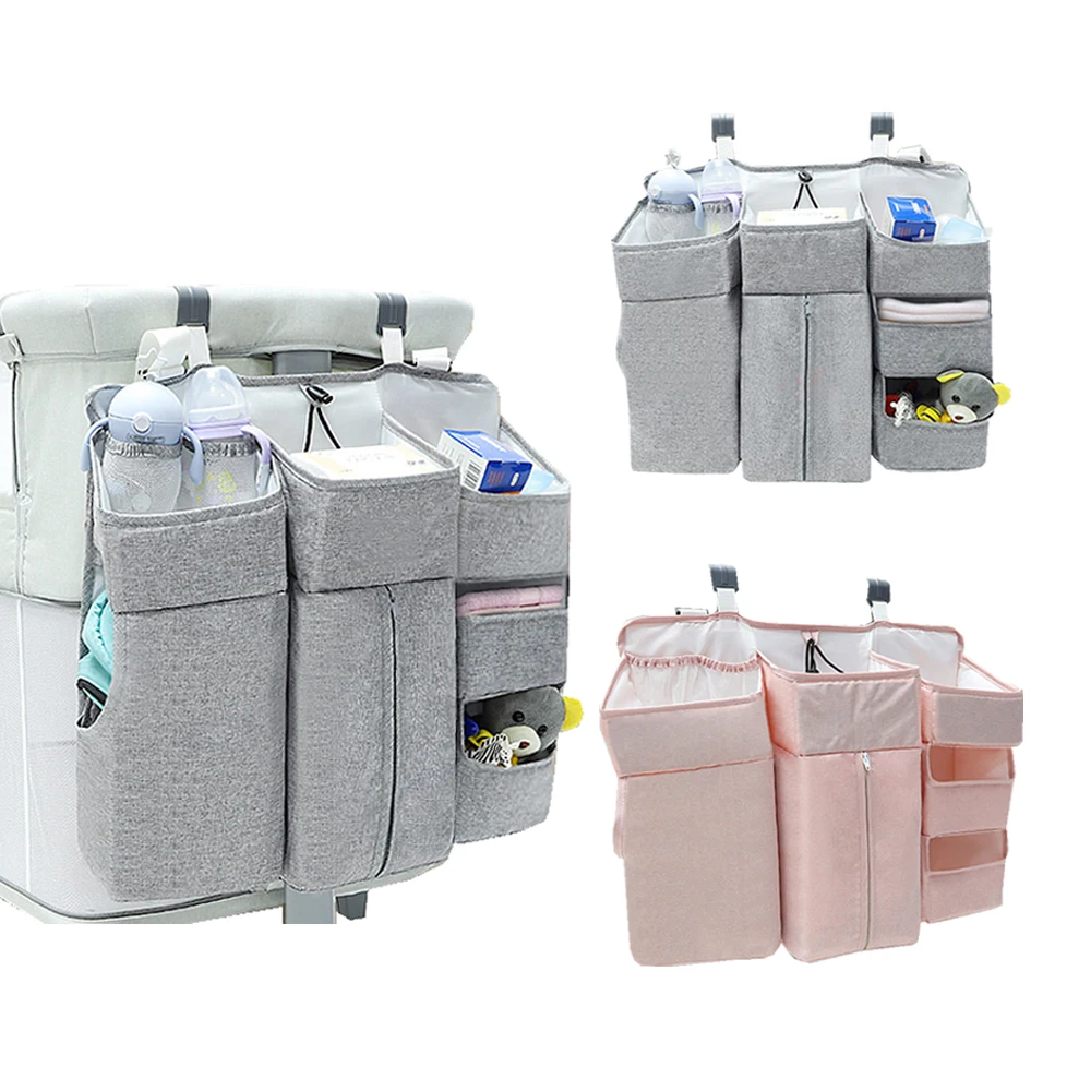 Organizador cuna bebé - Vista principal almacenamiento