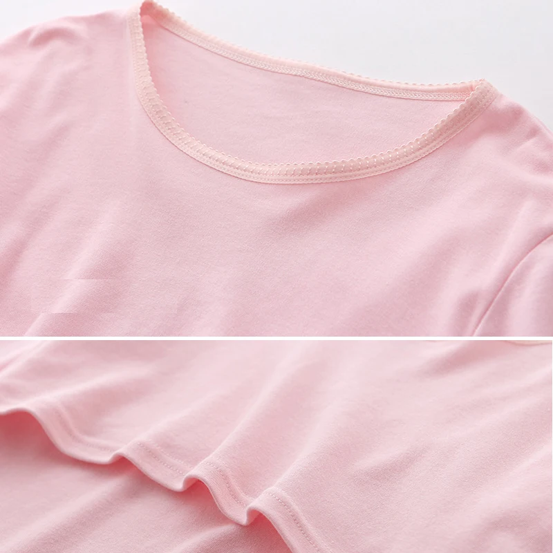 Nuevo Conjunto de pijamas de maternidad para primavera y otoño, ropa de lactancia, ropa de noche de lactancia, 100% de algodón, fácil de levantar, alimentación de bebé - imagen 5