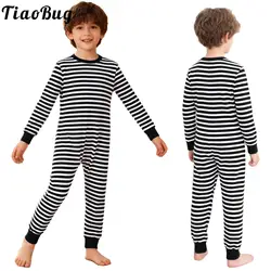 Pelele unisex de rayas con manga larga y cremallera trasera