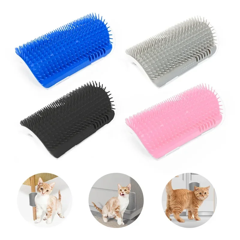 Esquina de pelo de goma para gatos, dispositivo de picazón para perros, masaje, artefacto para picazón, juguetes autohi para mascotas - imagen 2