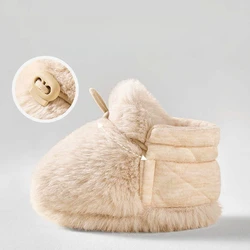 Botines suaves de algodón con forro polar para primeros pasos