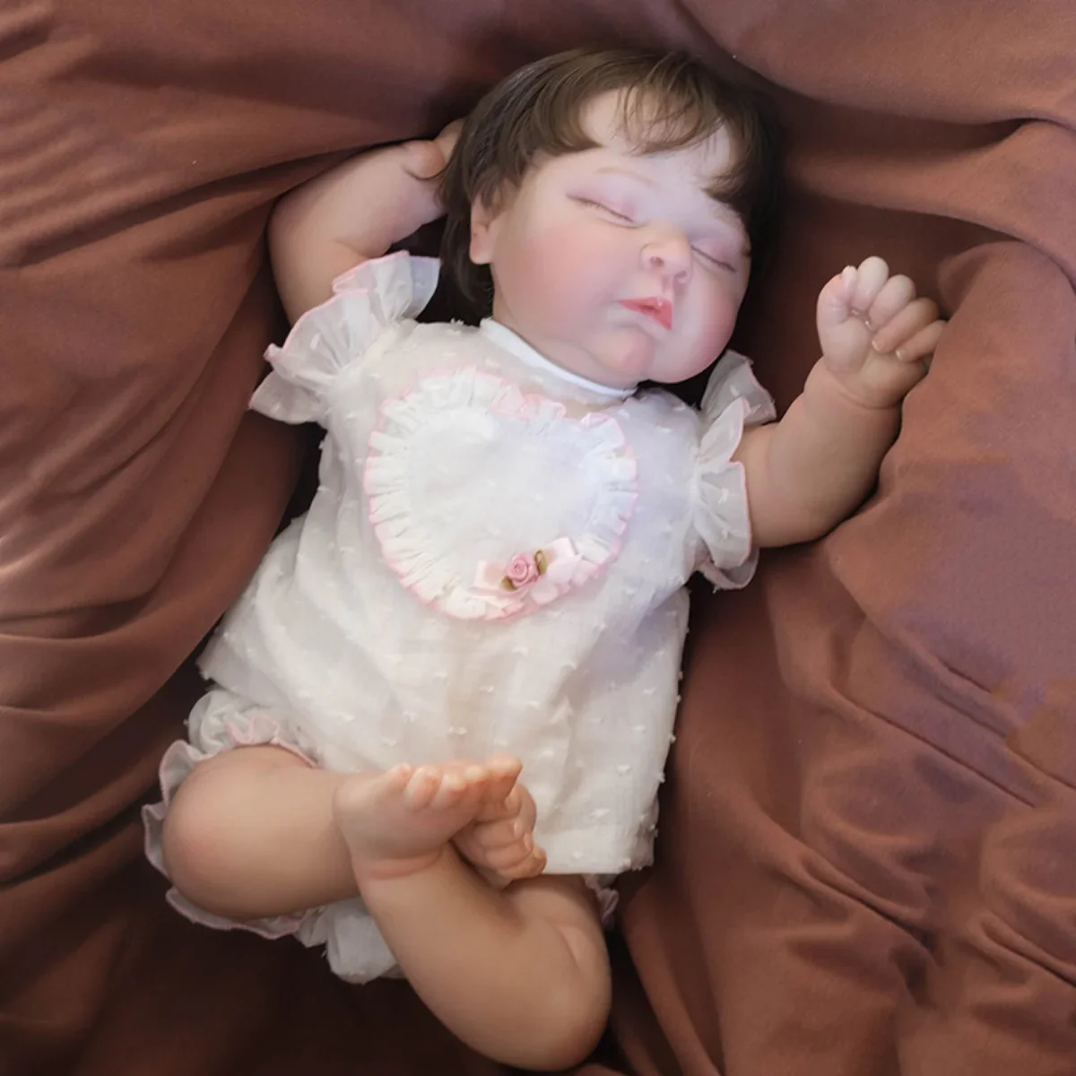 Bebe Peaches muñeca reborn realista para recién nacidos dormilona - imagen 4