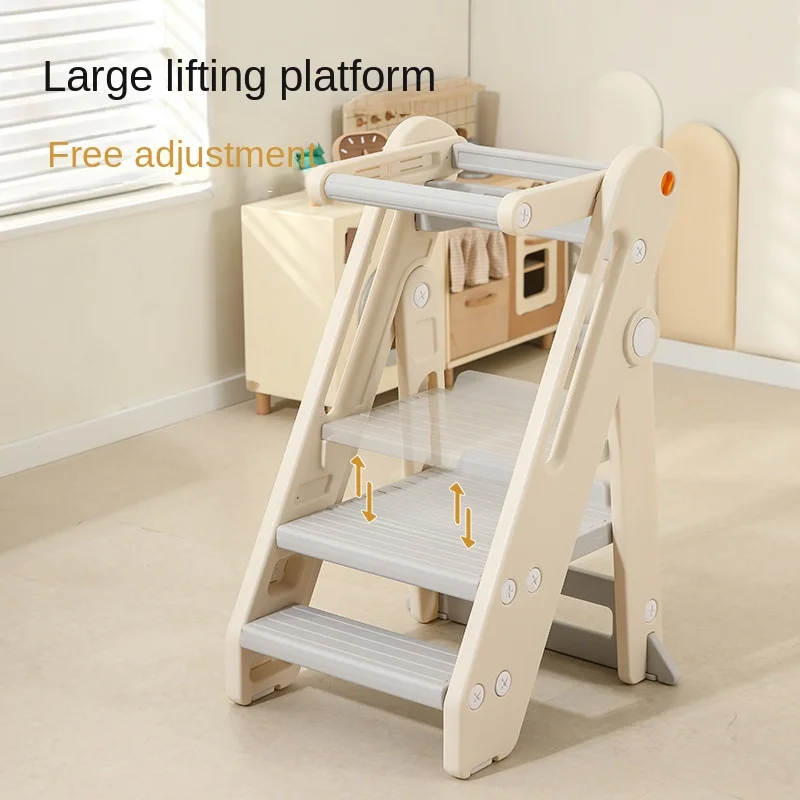 LazyChild Taburete Plegable Plástico para Torre de Aprendizaje - imagen 2