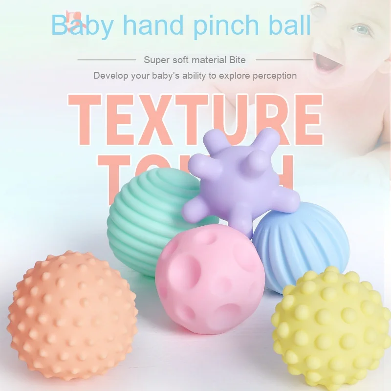 Juguete de baño de masaje suave para bebé, Bola de agarre, Enseñanza Temprana, entrenamiento táctil, juego de agua para Baño - imagen 2