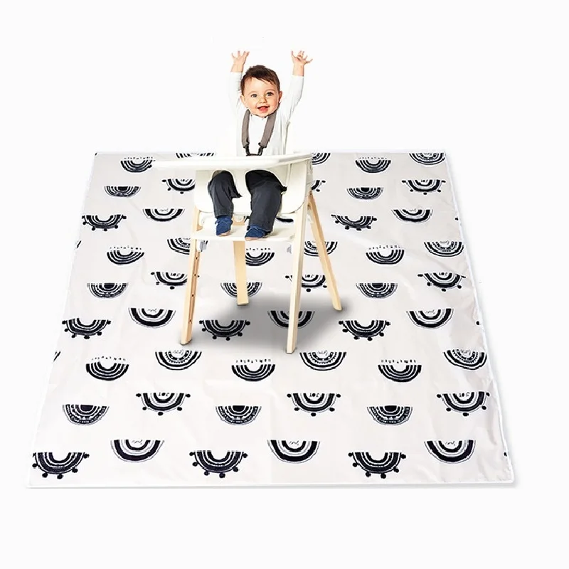 HappyFlute, nuevo diseño antideslizante, alfombra de juego de suelo suave, alfombra plegable para gatear, alfombra de actividades de juego para niños, manta plegable para bebé - imagen 4