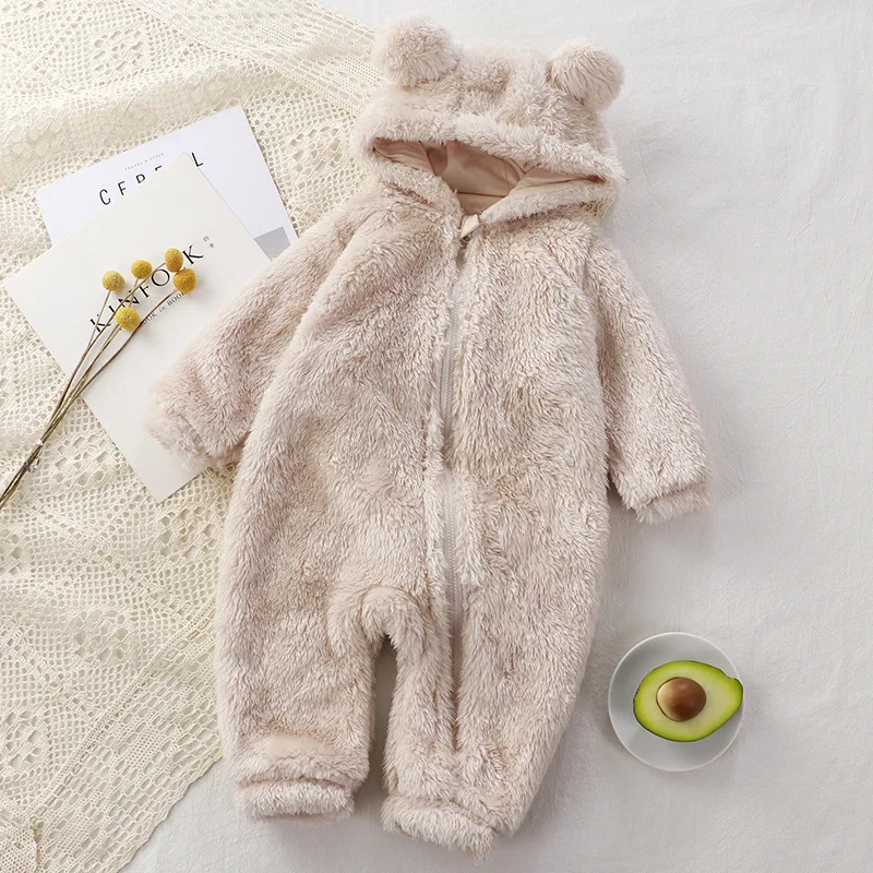 Pelele oso con cremallera para bebé – tela suave y cómoda - imagen 4