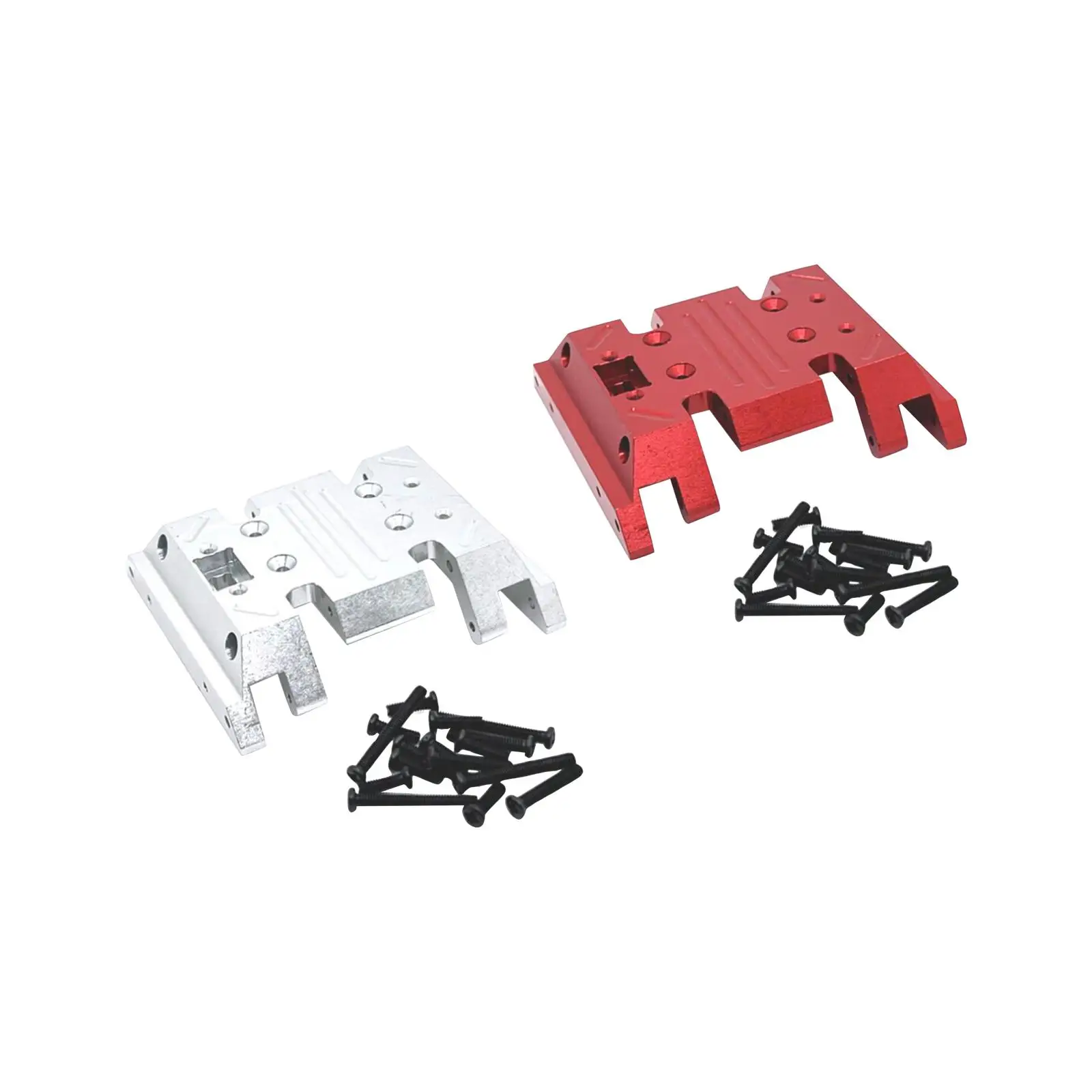 Gearbox Aluminium Center Mount Aluminium Skid Plate Spare Parts Transmissions Plates for MN128 MN86 MN86S 1/12 RC Model Car