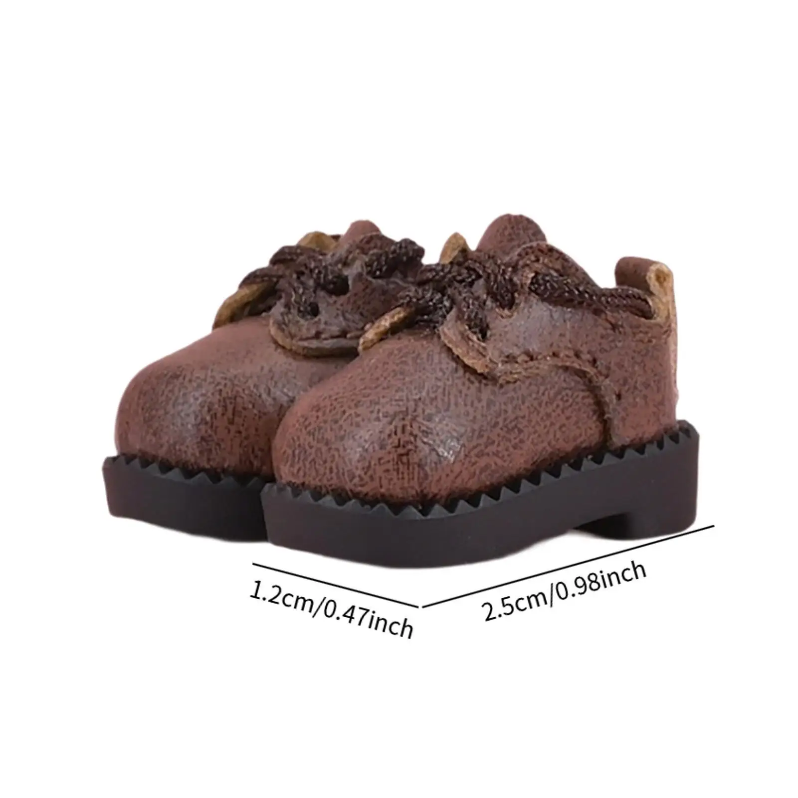 Doll Shoes Dress up Toy for 1/12 Doll Stylish Handmade Girl Gifts Soft Scene Photo Prop Daily Wear Fashion Doll Lace up Shoes