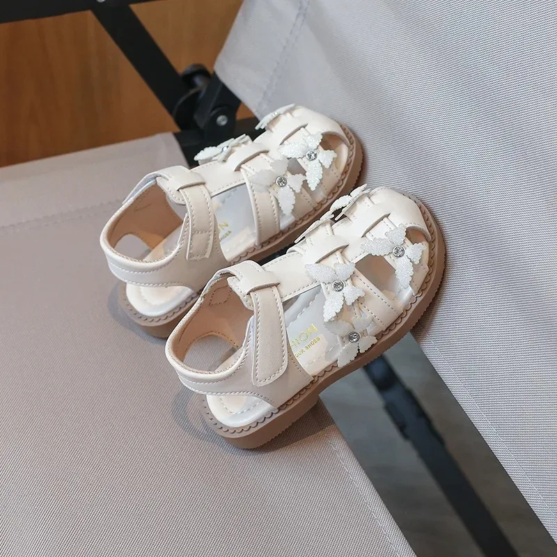 Sandalias de lazo para niñas con suela antideslizante y cómoda - imagen 2