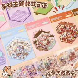 Pegatinas decorativas de animales para habitación infantil