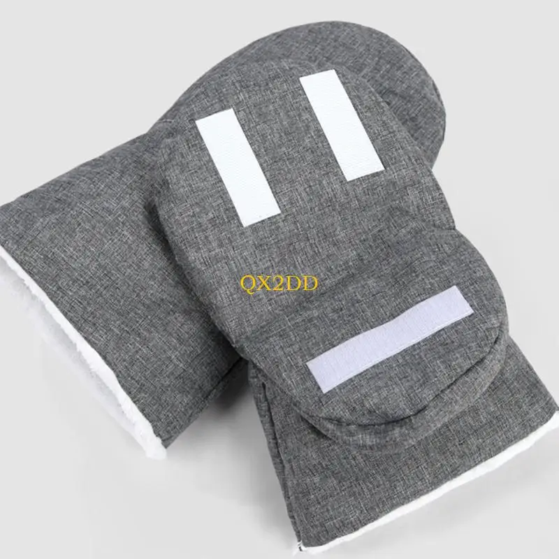 QX2D Guantes impermeables y suaves para cochecitos bebé, resistentes a las manchas, mantienen las manos secas y calientes en - imagen 2