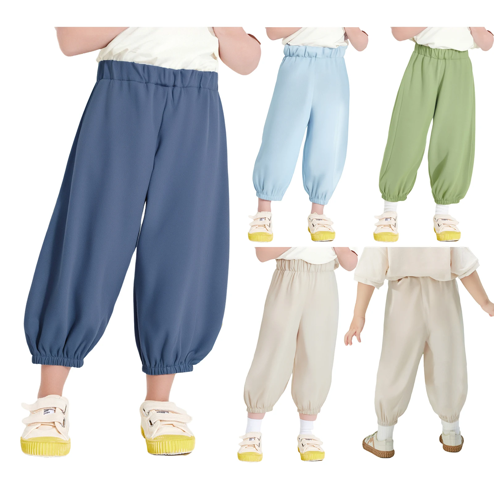 Bombachos de verano para bebés, niños y niñas – cintura elástica - imagen 5