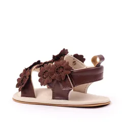 Sandalias transpirables antideslizantes para bebé con flores