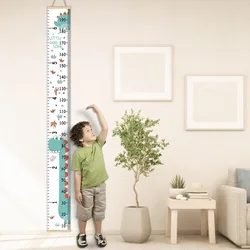 Tabla de crecimiento para niños - Regla de dinosaurio, impermeable