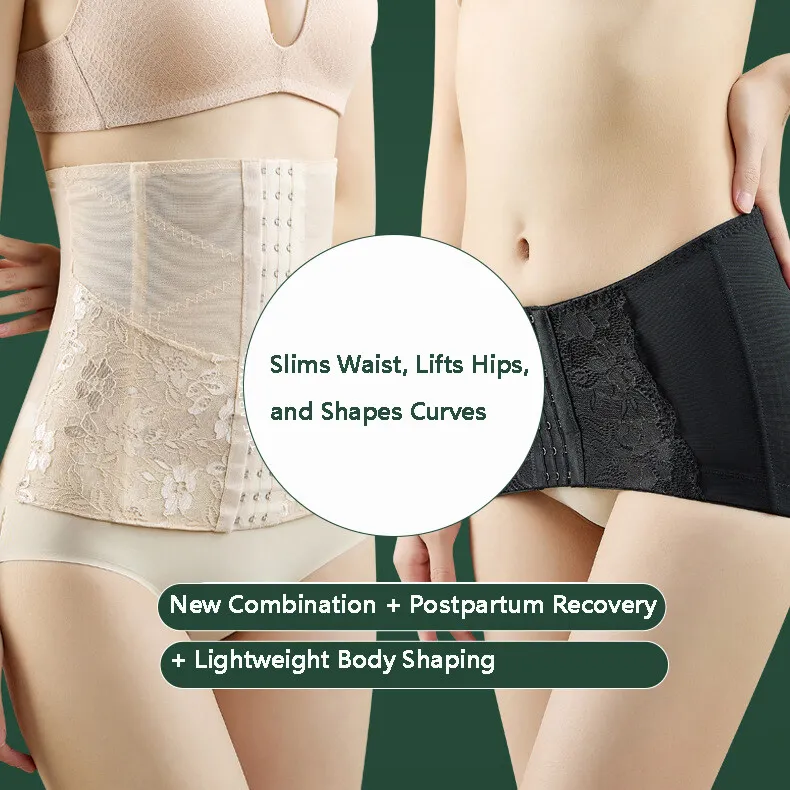 Sunveno 2 en 1 banda para el vientre posparto, cinturón de soporte de sección C, soporte posparto recuperación cintura/cinturón de pelvis sección C posparto - imagen 2