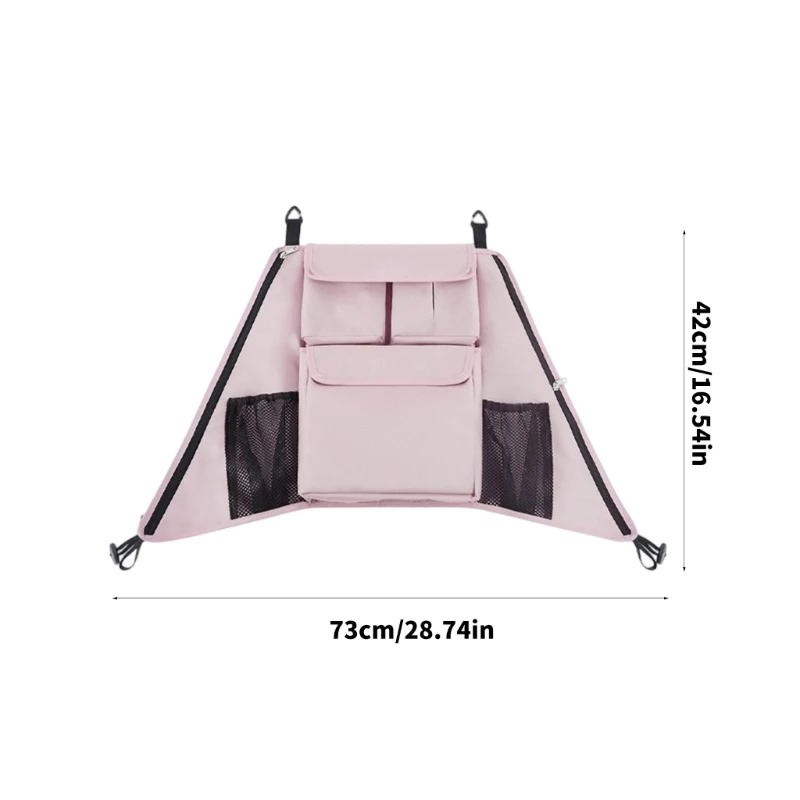 Bolsa de almacenamiento Universal para carrito de niños de gran capacidad, multibolsillos, cochecito de bebé, juguetes, botellas, organizador, accesorios - imagen 3