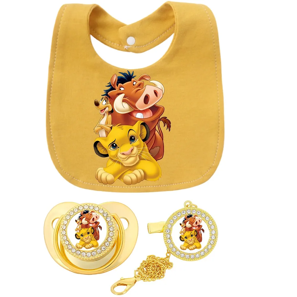 Baberos de algodón con estampado de anime, baberos amarillos para bebés, juegos para recién nacidos, chupetes y porta chupetes, toallas para saliva, el mejor regalo - imagen 5