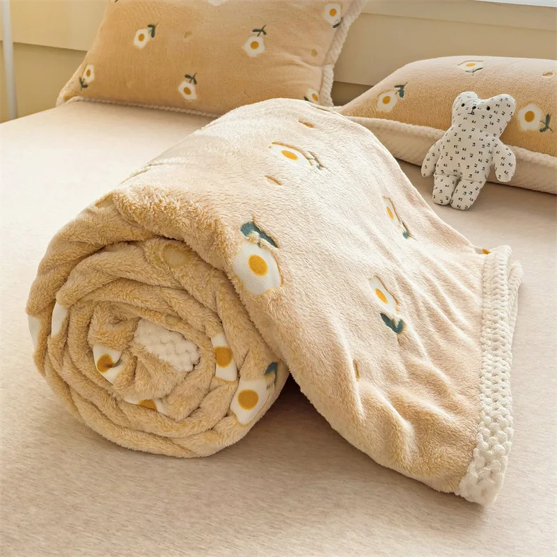 Manta de franela floral bebé – Suave y ligera siesta veraniega - imagen 4