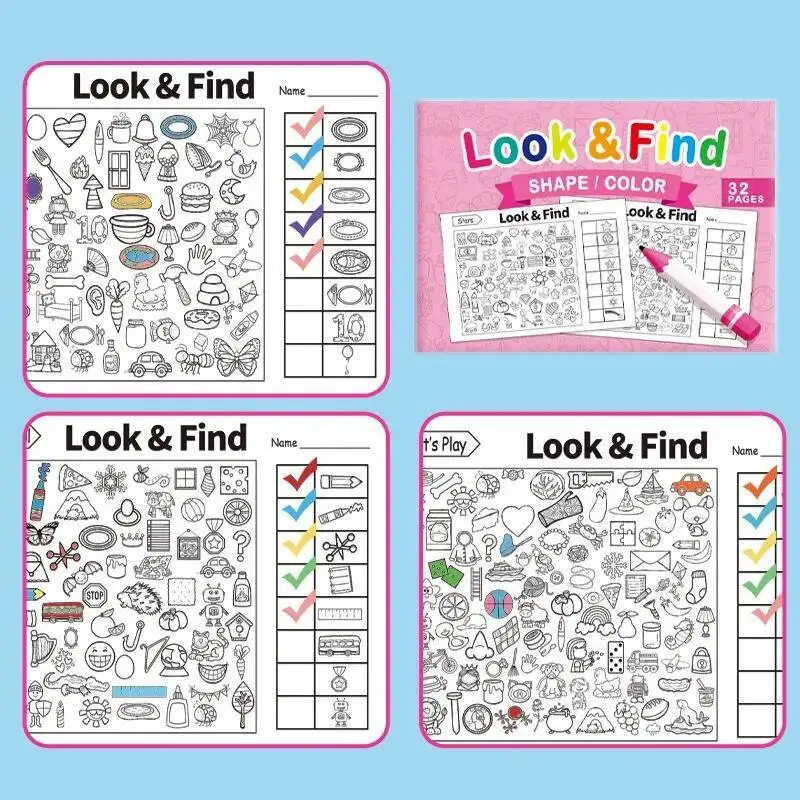 Libro para colorear y buscar objetos ocultos para niños - imagen 5