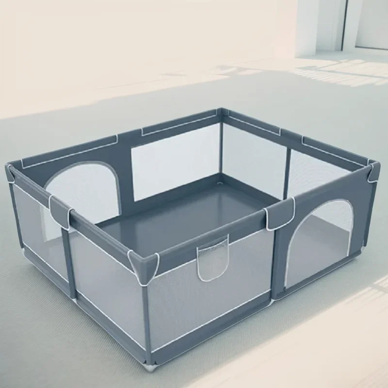 IMBABY Corralito para bebé con puertas dobles y piscina de bolas