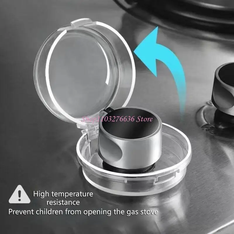 R6FD STOVE STOVE GAS Guardia para seguridad infantil olla cobertura del botón cocción gas natural - imagen 5