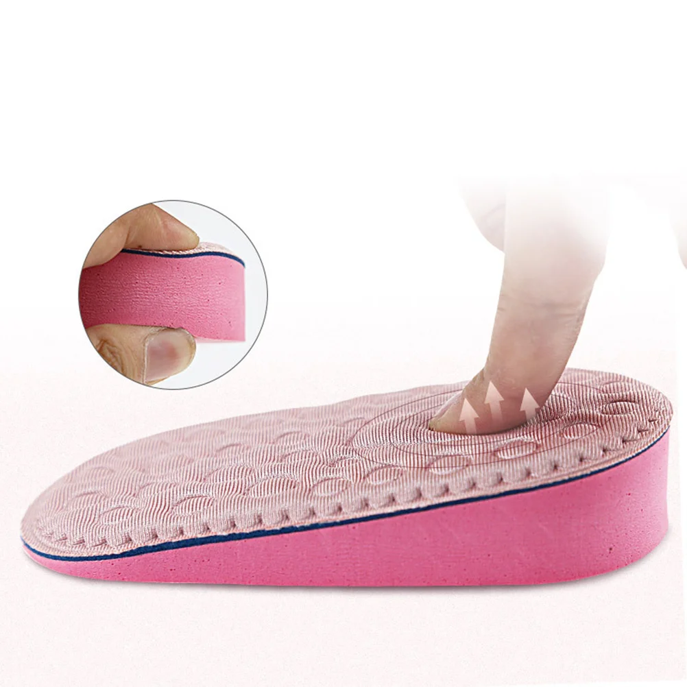Almohadillas para levantar el talón, plantillas para aumentar la altura, insertos de zapatos Eva, plantilla más alta para soporte de pie de altura, herramienta de plantilla, 3 uds. - imagen 3